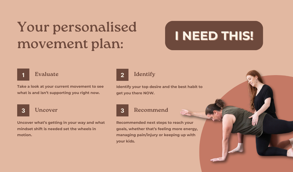 Steps to design your personalised movement plan