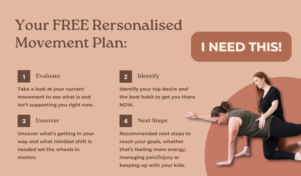 Steps to design your personalised movement plan